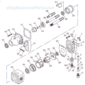 Part Location Diagram of 8940162801 Chicago Pneumatic Bushing-Reverse Valve
